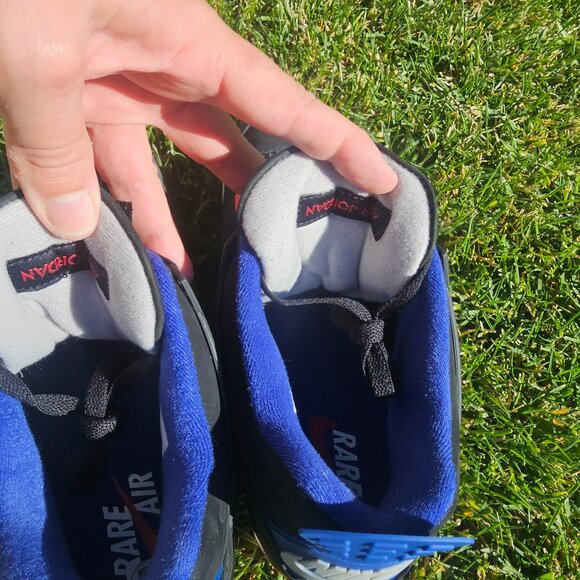 Air Jordan 4 Retro “Rare Air” Black Red Blue – Men’s Size 13 - Picture 5 of 9